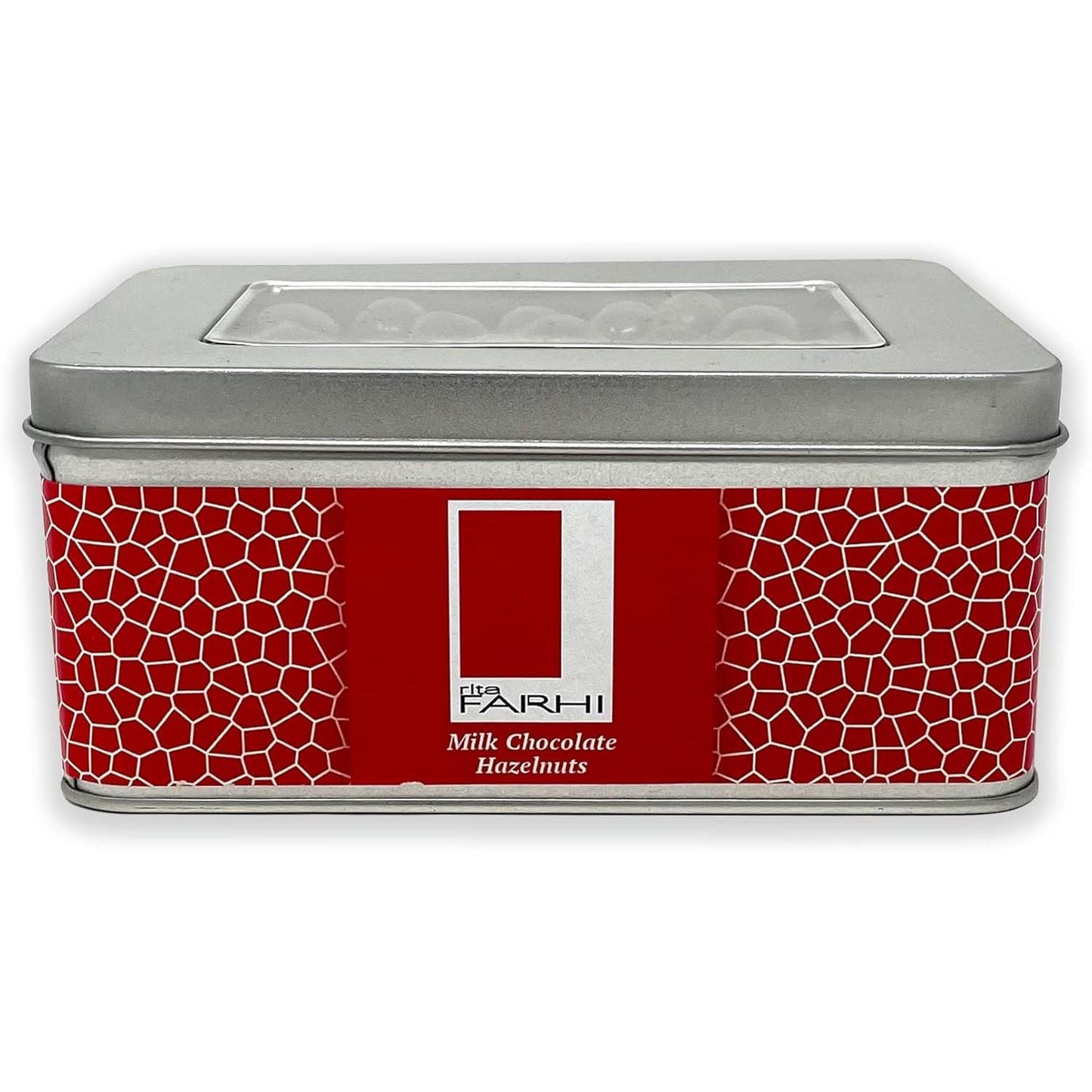 Rita Farhi Chocolate Covered Nut Selection Luxury Gift Box 390G - Almonds, Brazil Nut, Hazelnuts. Cinnamon Dusted and Chocolate Covered Nuts - New Palm Oil Free Recipe
