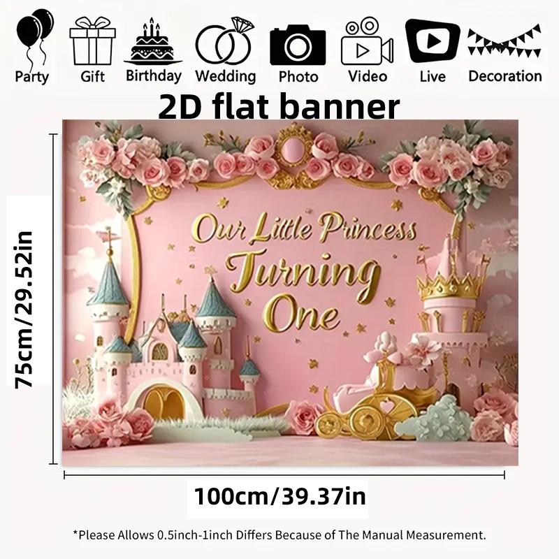Luxurious Minimalist Princess Castle Design, Thick & Durable Decorative Banner for Living Room/Bedroom/Study/Office/Hallway, Enhances Happiness with Modern Minimalist Style, Wall Decoration, Room Decor, Elegant Pattern, Highqual