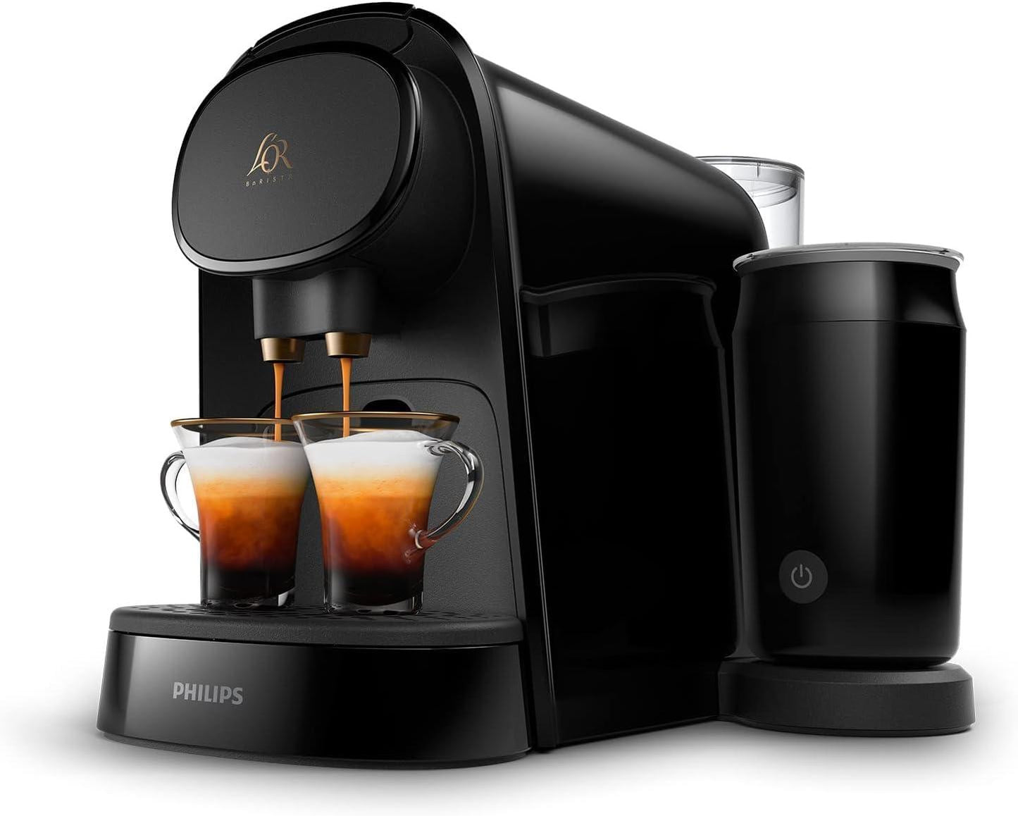 L'OR BARISTA Sublime Coffee Capsule Machine by Philips, for Double or Single Capsule, Red (LM9012/50)