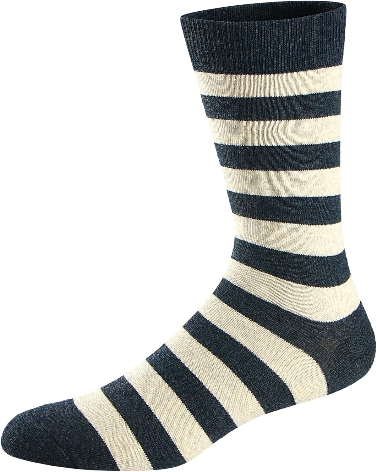 Ueither Men'S Fun Dress Socks Colorful Funky Patterned Cotton Crew Socks