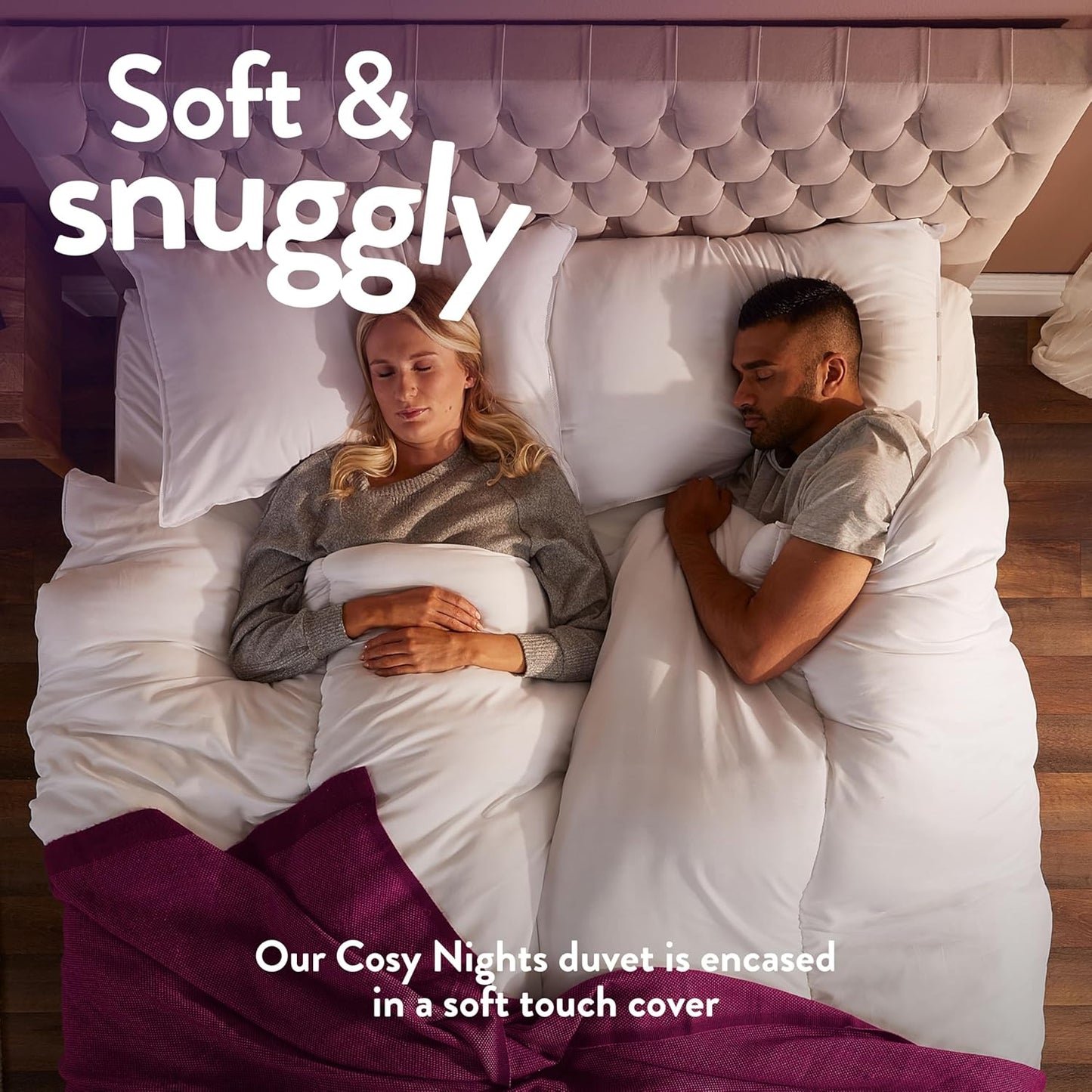Slumberdown Cosy Nights 15 Tog King Size Duvet - Thick, Extra Warm & Snuggly King Quilt for Cold Winter Nights | Uk-Made, Soft-Touch, Non-Allergenic & Washable (225 X 220Cm)