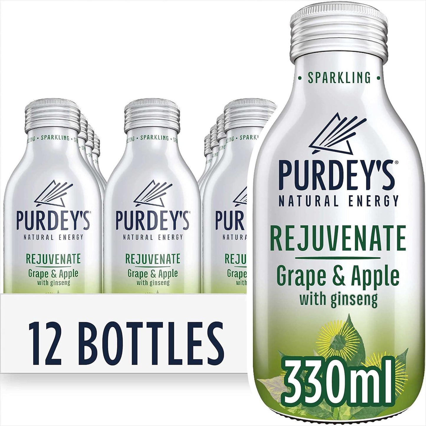Purdey’S Rejuvenate Natural Energy Drink, 12 X 330 Ml Bottles purdey