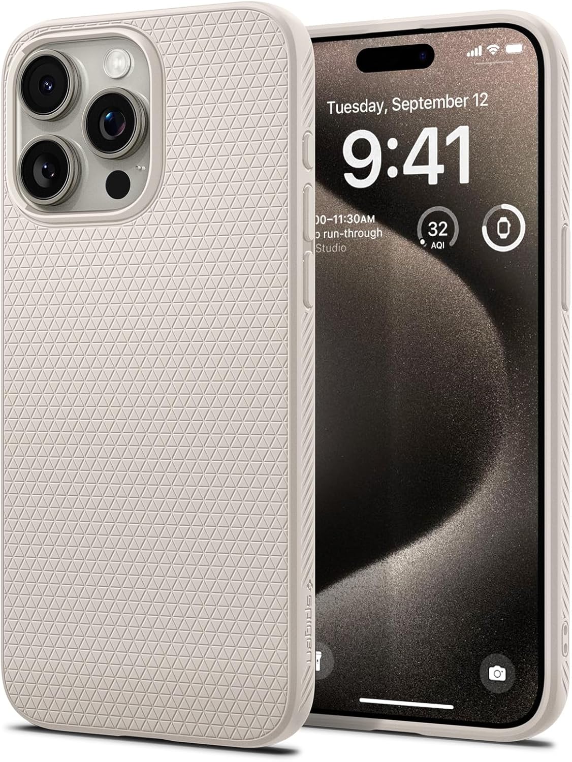 Spigen Liquid Air Case Compatible with Iphone 15 - Matte Black
