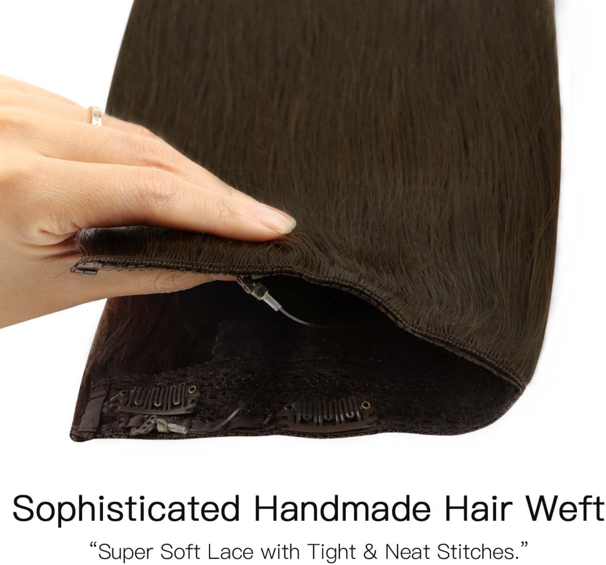 Invisible Wire Hair Extensions – Real Human Hair Hidden Realistic Piece