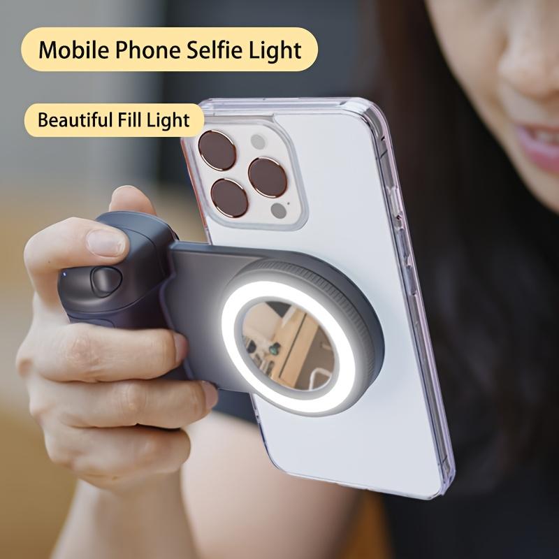 Magnetic Phone Camera Holder 360° Grip – Universal Mobile Bracket Selfie Remote