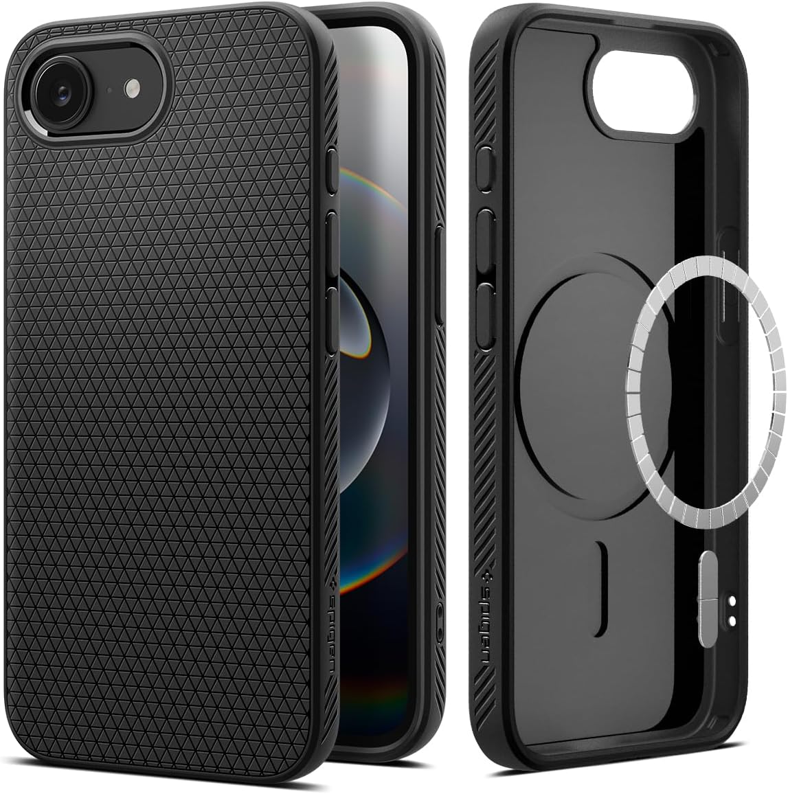 Spigen Liquid Air Case Compatible with Iphone 15 - Matte Black