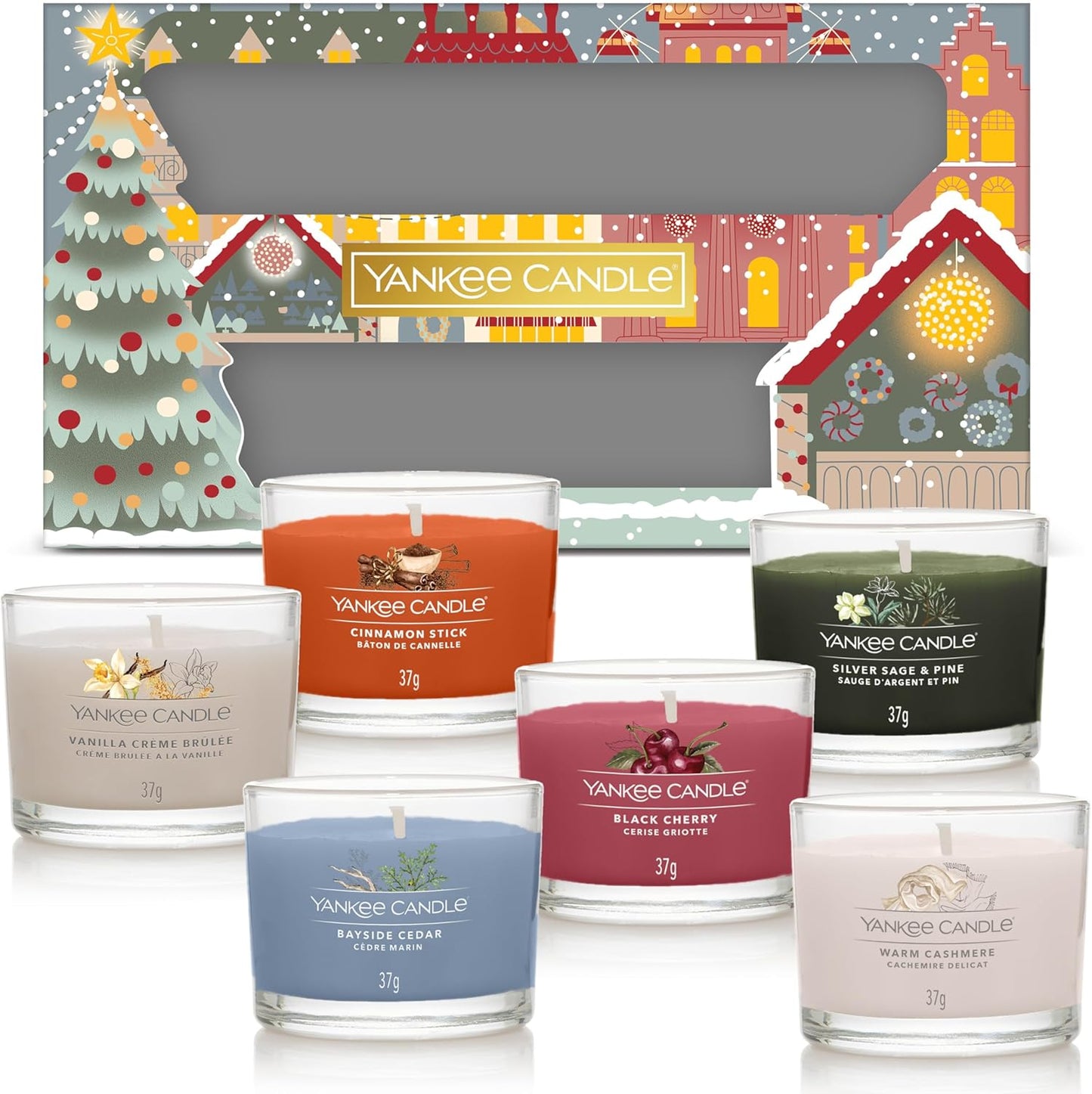 Yankee Candle Scented Candles Gift Set | 6 Scented Mini Filled Votive Candles | Soy Blend Wax Mix | Perfect Gifts for Women