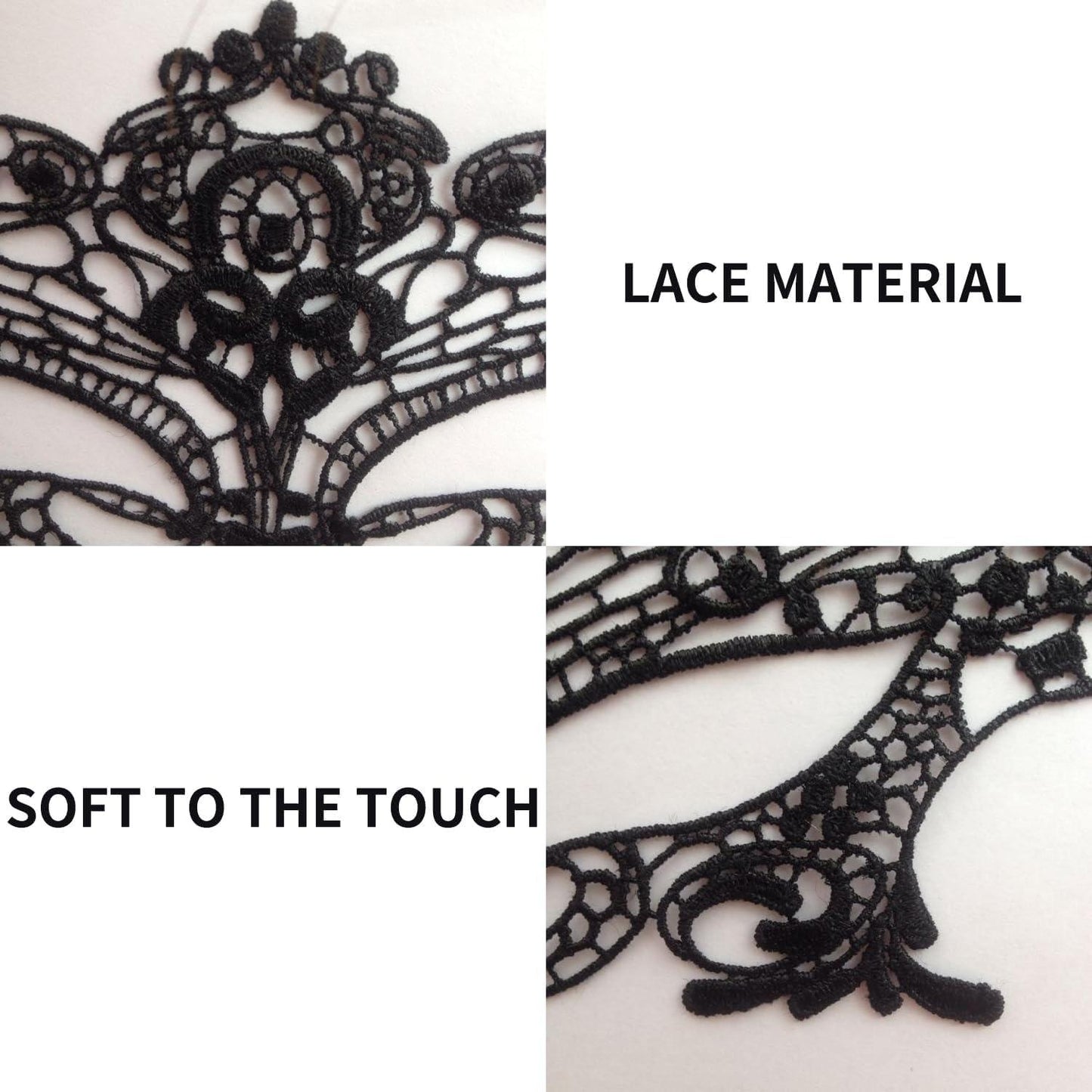 QUETTO Elegant Masquerade Masks Collection Lace Prom Carnival Venetian Half Face Masks Perfect for Masquerade Balls Costume Parties Cosplay Halloween Mardi Gras