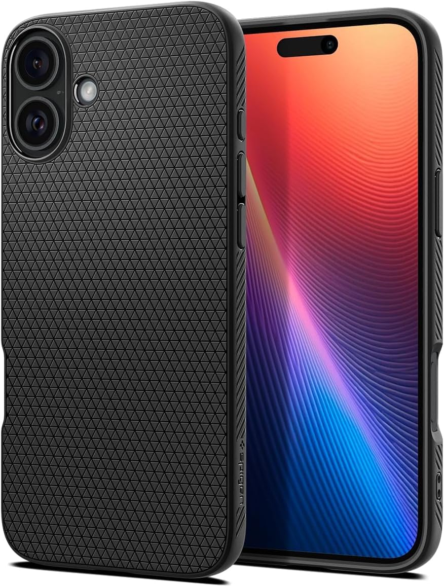 Spigen Liquid Air Case Compatible with Iphone 15 - Matte Black
