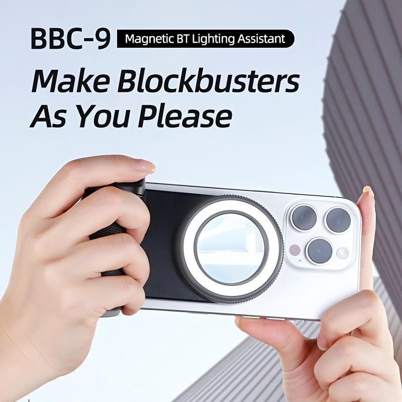 Magnetic Phone Camera Holder 360° Grip – Universal Mobile Bracket Selfie Remote