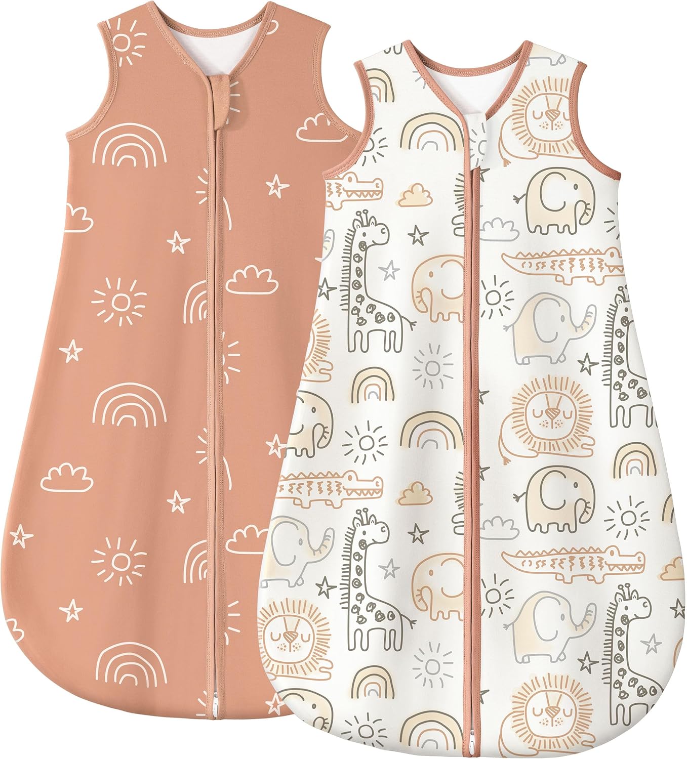 Baby Sleeping Bag 6-12 Months 100% Cotton TOG 2.5 Winter Toddler Sleep Sack Wearable Blanket for Infant Toddler Green