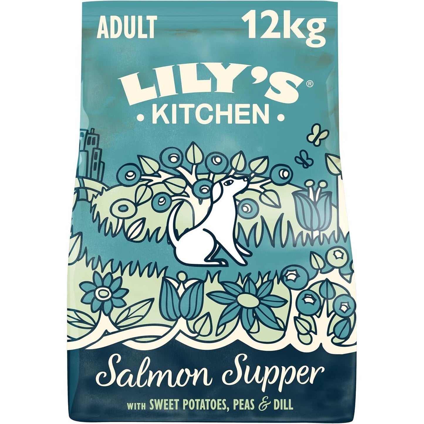 Lily'S Kitchen Made with Natural Ingredients Adult Dry Dog Food Chicken, Duck and & Sweet Potatoes, Grain-Free Recipe 12Kg Bag Lily's Kitchen