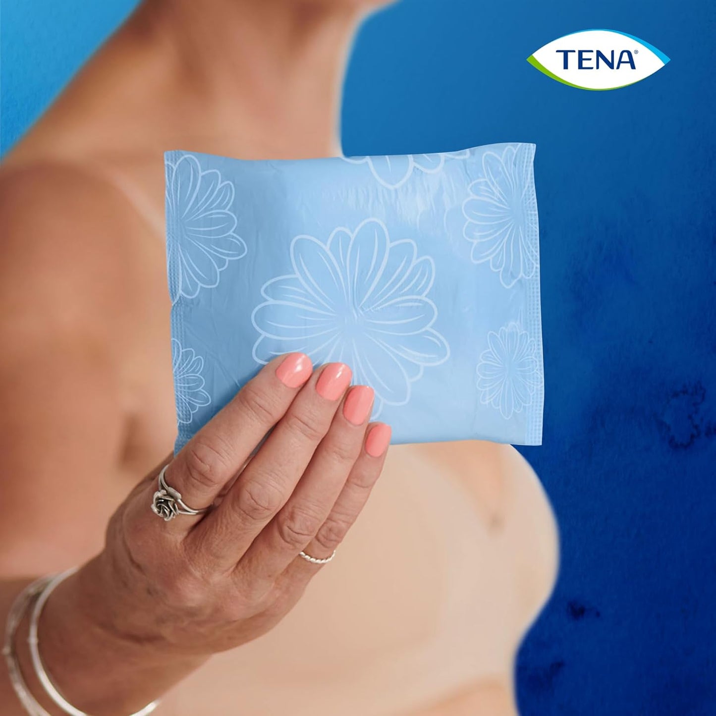 TENA Discreet Extra Plus, 96 Incontinence Pads Individually Wrapped, for Women with Medium to Heavy Bladder Weakness, Incontinence and Unpredictable Leaks, 16 Count (Pack of 6)