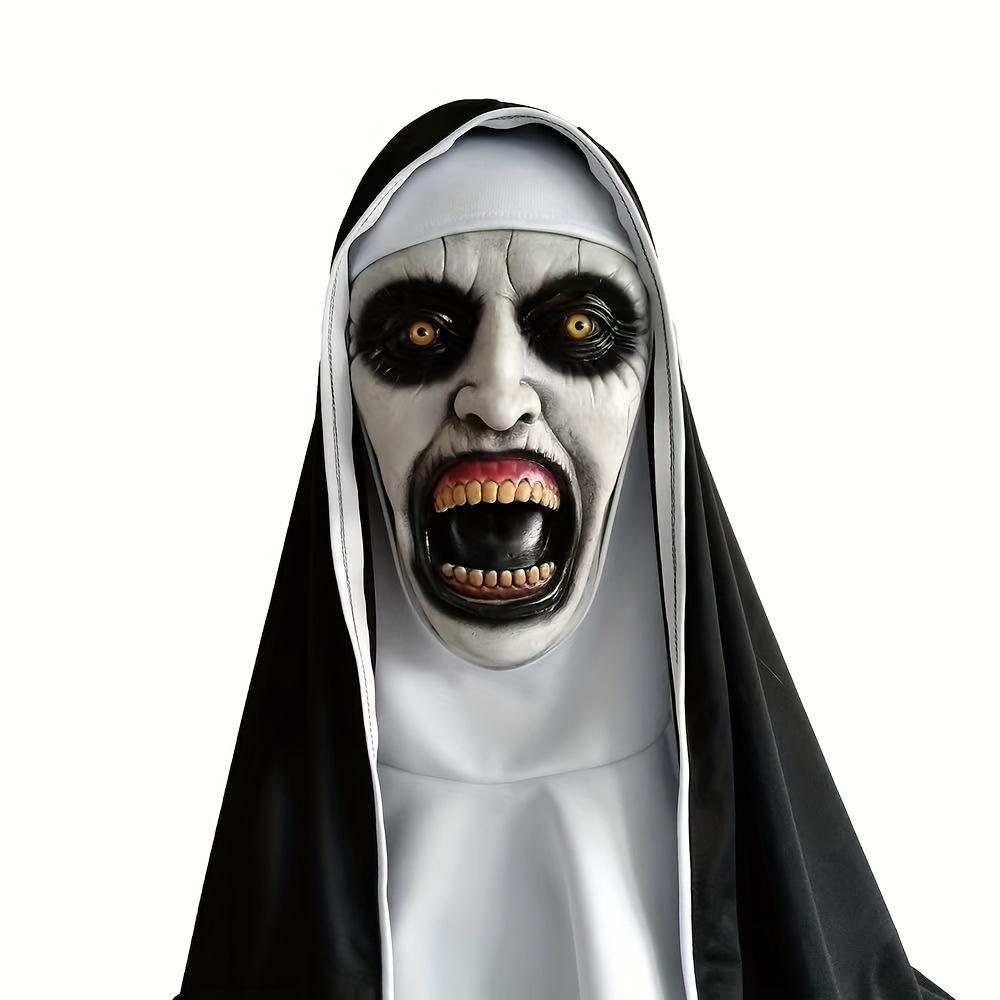 Halloween Scary Nun Costumes Stylish Natural Latex Mask for Fashionable Halloween Outfits from Guangdong China