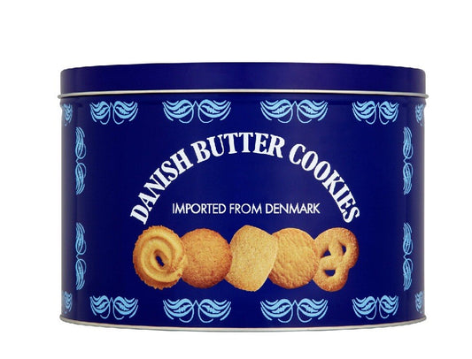 Famous Dane Danish Butter Cookies 908g Display Tin