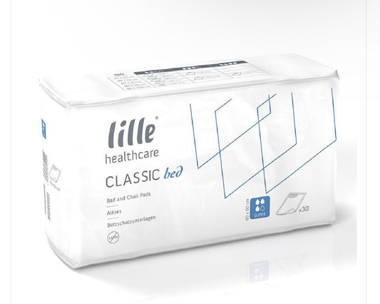 Disposable Bed or Chair Protection Pads Super Lille 60 x 60cm Pk of 30