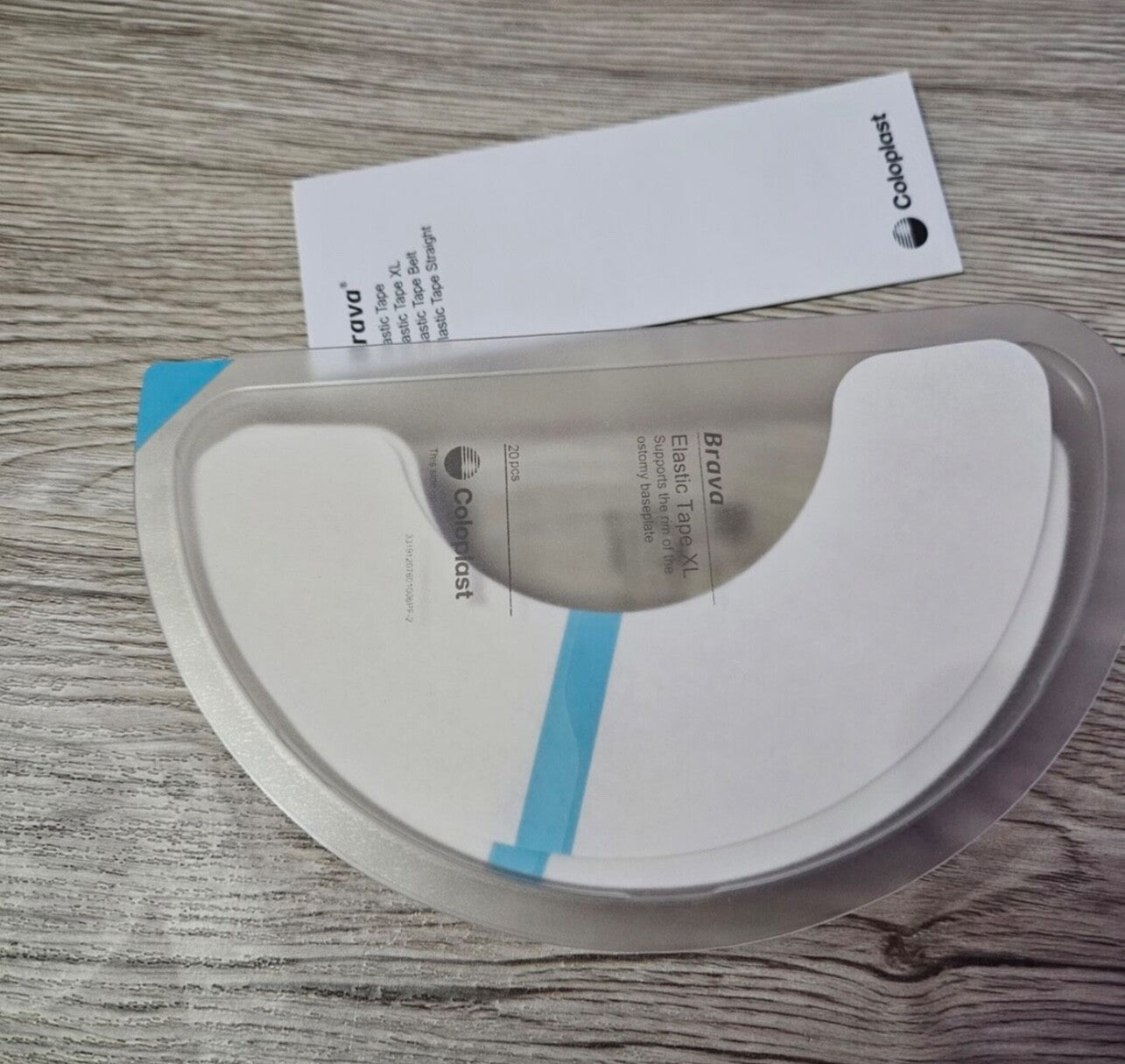 Coloplast Brava Elastic Barrier Ostomy XL Tape - Pack of 20 (12076)