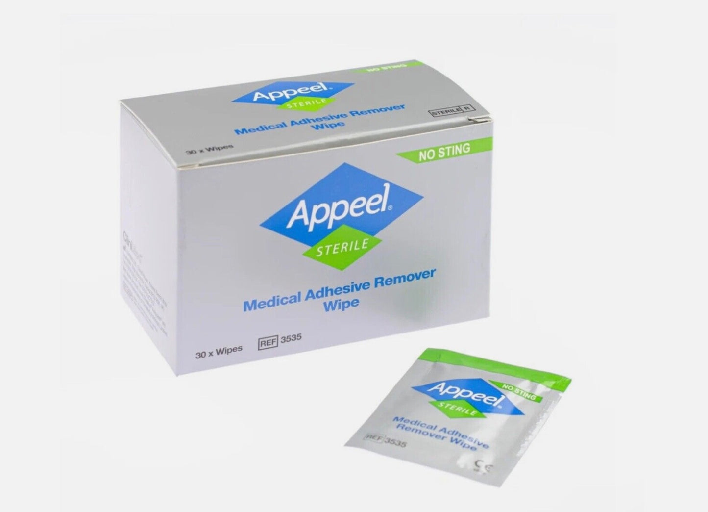 Best Appeel Sterile Medical Adhesive Remover Wipes x30 | No Sting | Alcohol-Free