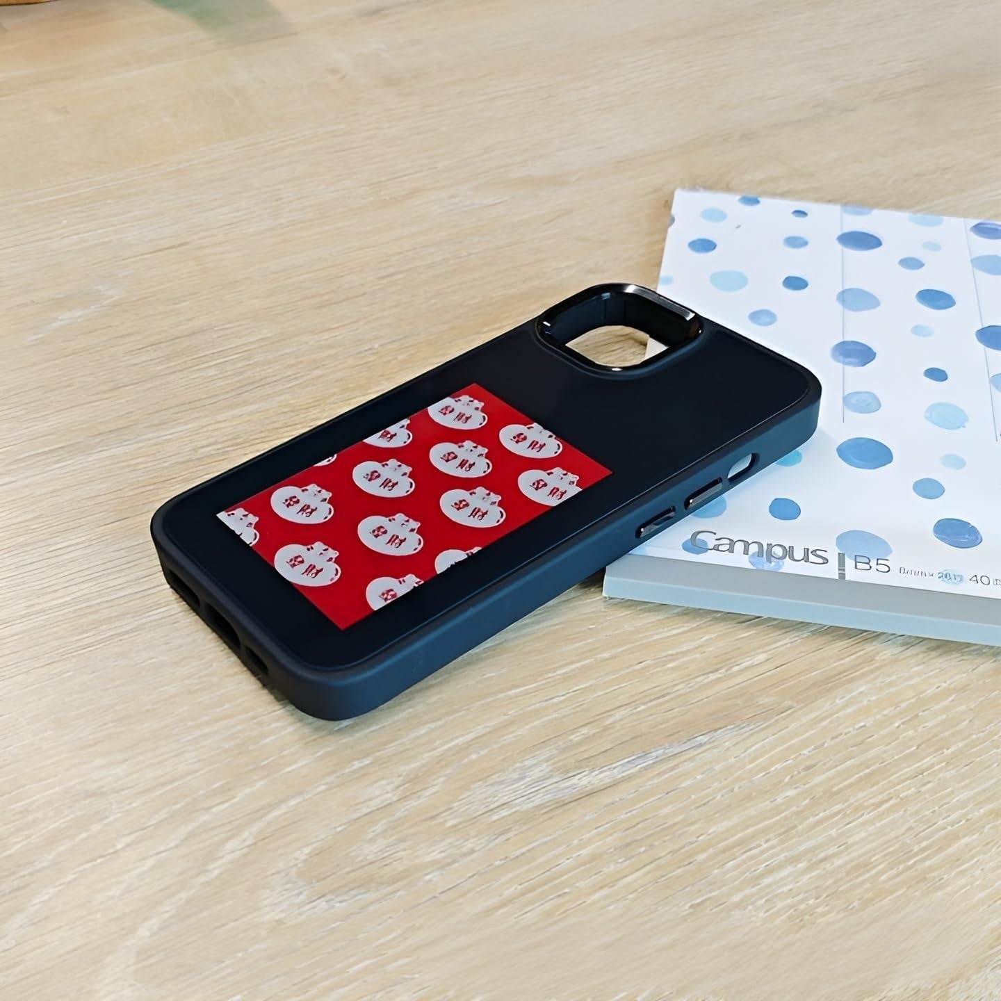 DIY E-Ink Phone 15 Case Silicone Shockproof NFC AI Projection Stylish Screen