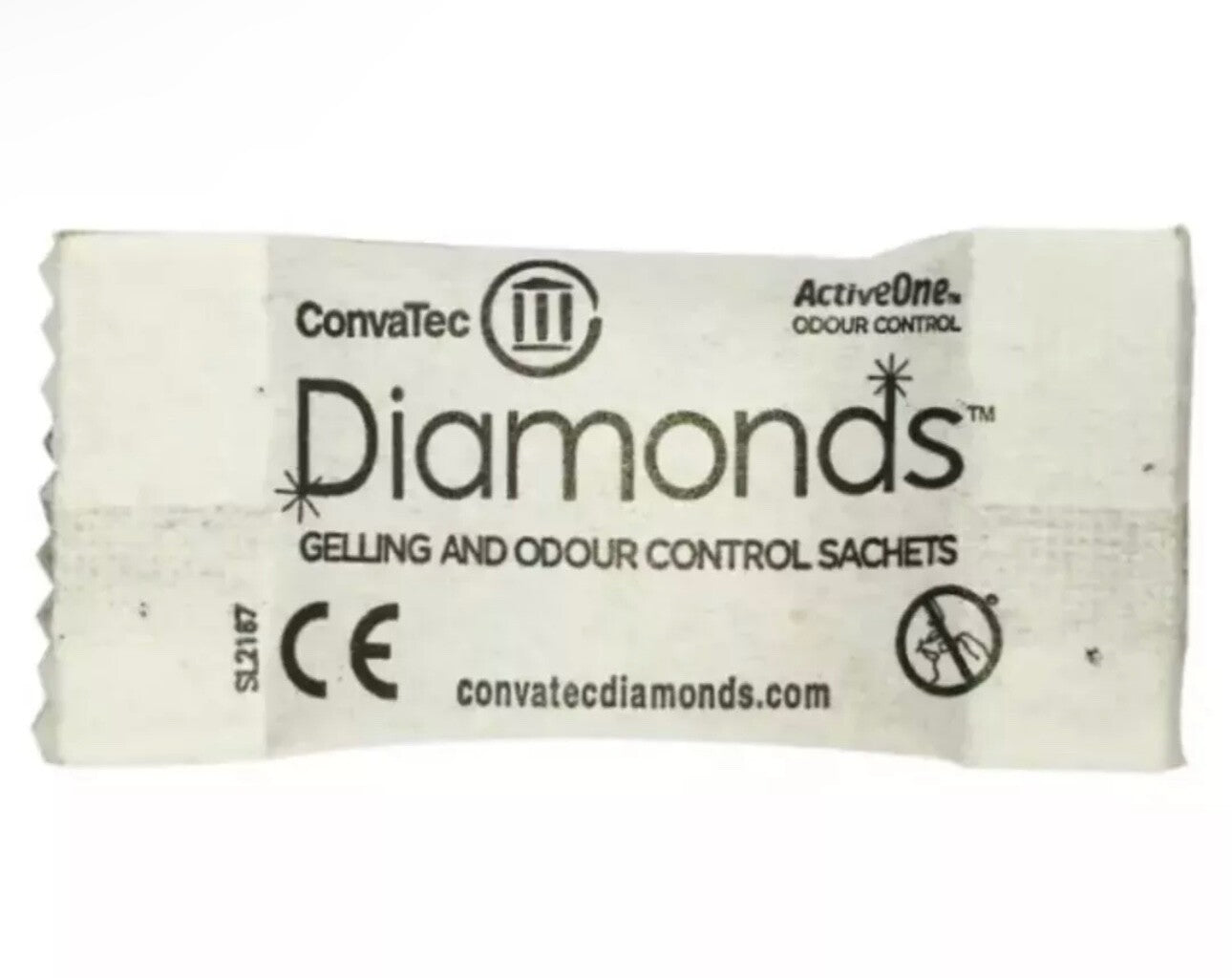 ConvaTec Diamonds Gelling and Odour Control Sachets TR105 100 Sachets Stoma