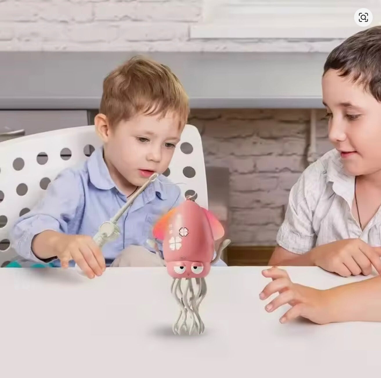 Electric Crawling Octopus Toy Auto-Avoid Smart Music Dancing Robotics Kids Toy