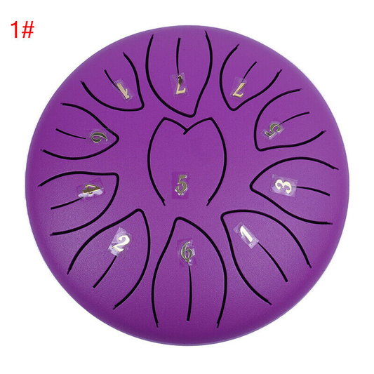 11 Note 6 Inch Steel Tongue Drum Rain Chime For Outside Garden Waterproof Gift