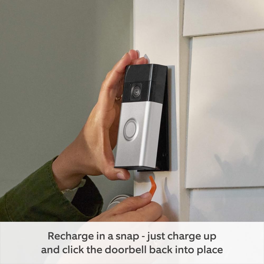 Ring Battery Video Doorbell Wireless 3rd Gen( 2024 release)| Indoor Video Camera