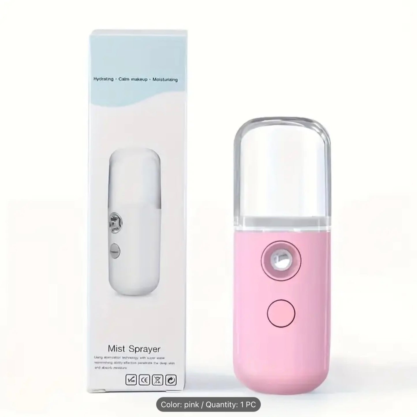 Hydration Sprayer UK Facial Mister Spray Machine Handy Cool Nano USB Mist GlowUp