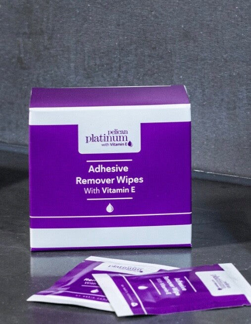 Medical Adhesive Remover Wipes with Vitamin E