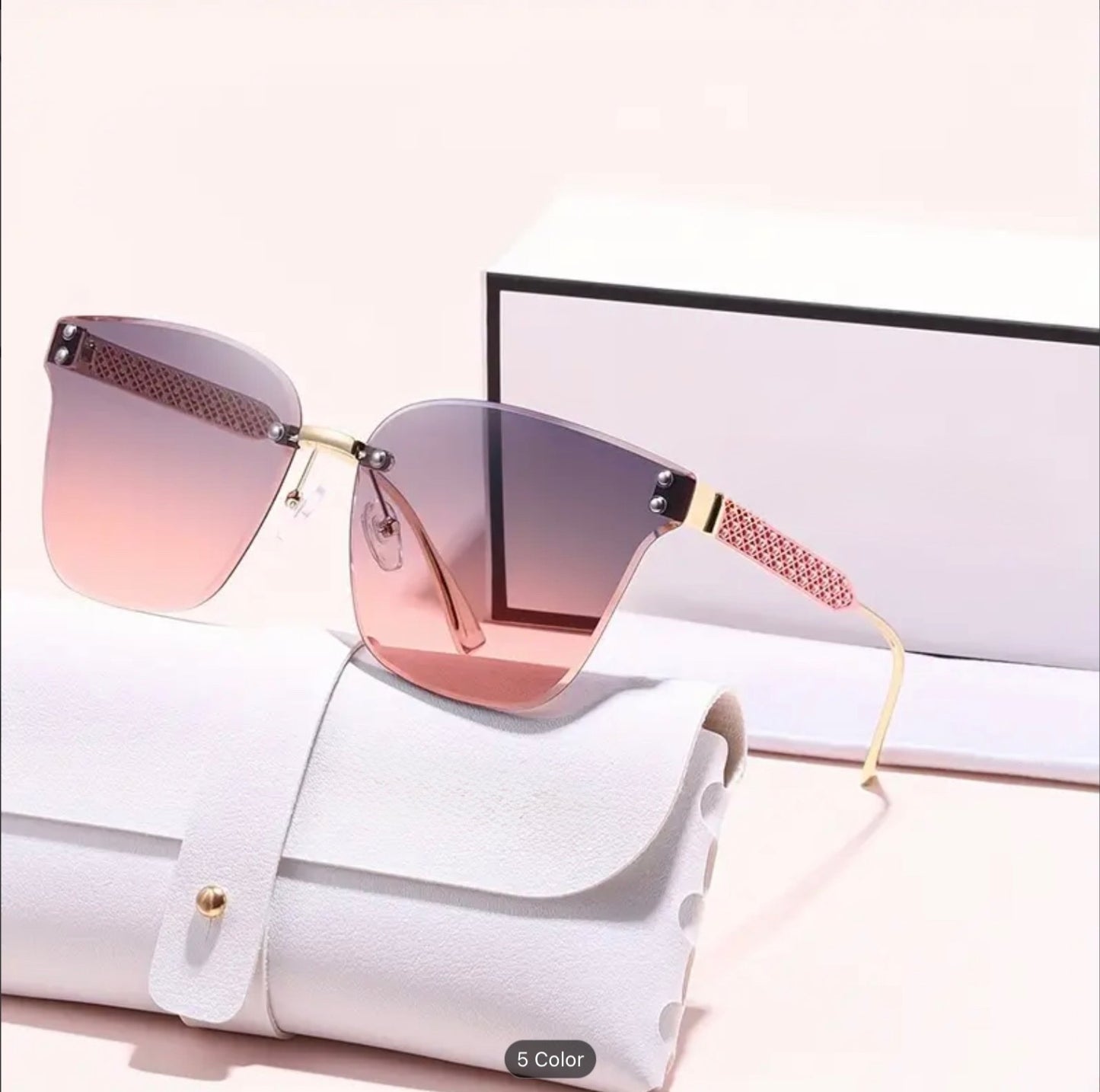 Women Sunglasses Fashion Cat Eye Retro Vintage Shades Stylish Metal Frame UV400