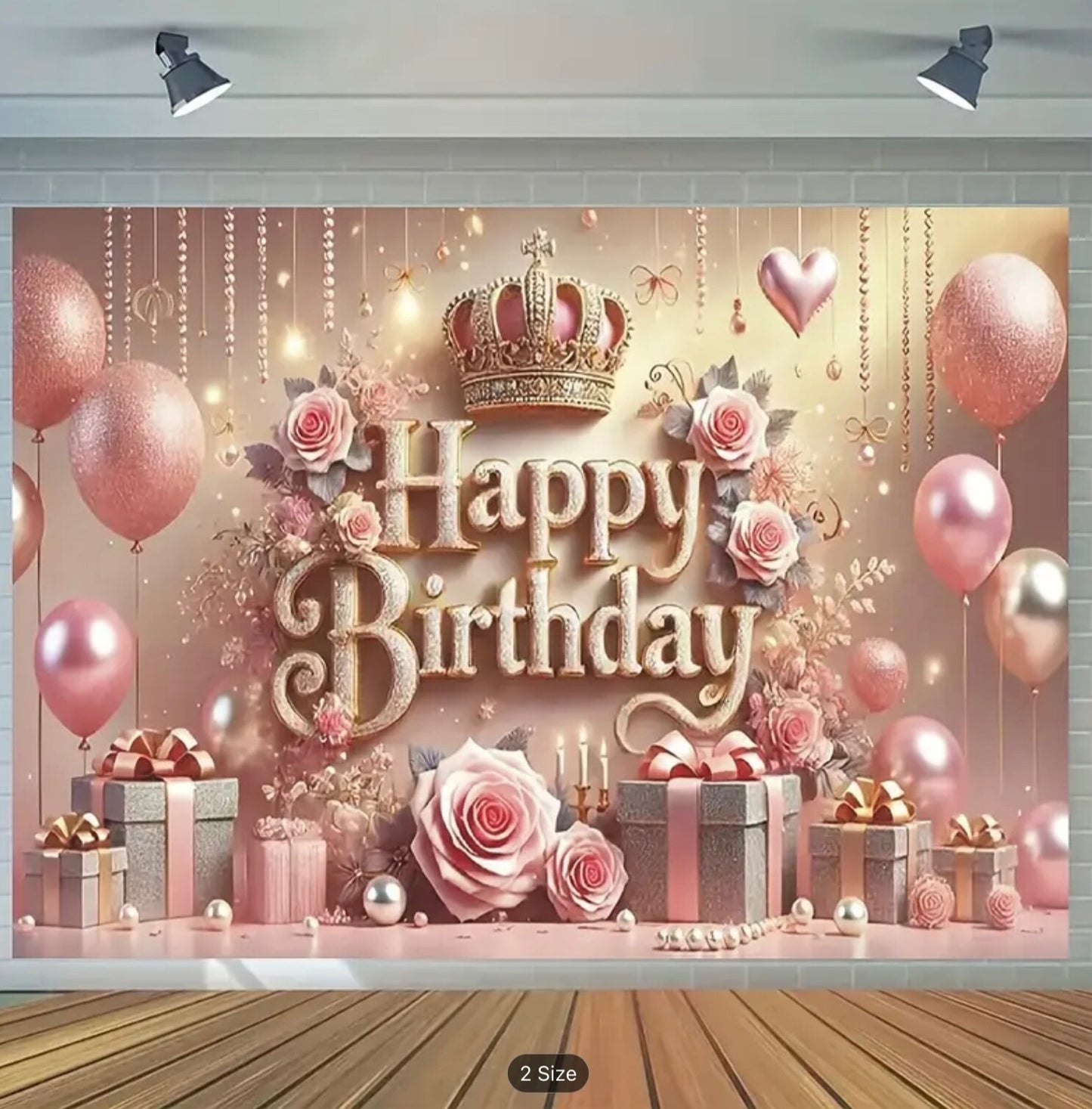 Large Backdrop Kids Birthday Banner Party Background Decor Photography Props