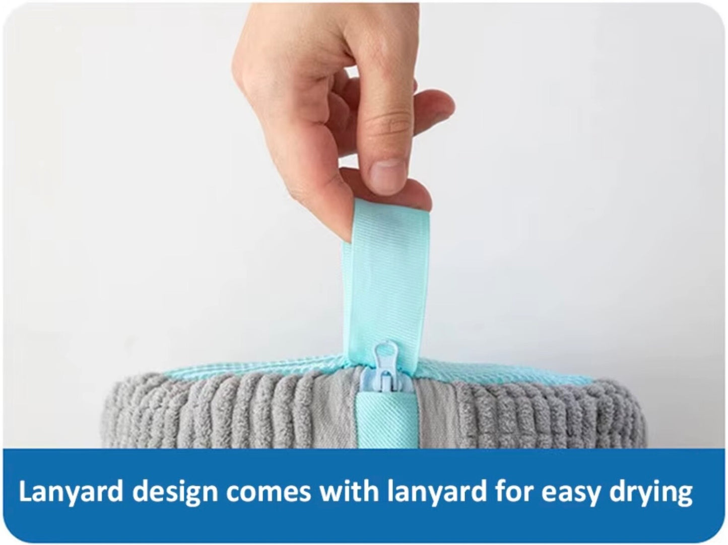 Large Reusable Shoe Washing Bags Thickened Mesh Laundry Zipper Cleaning Machine