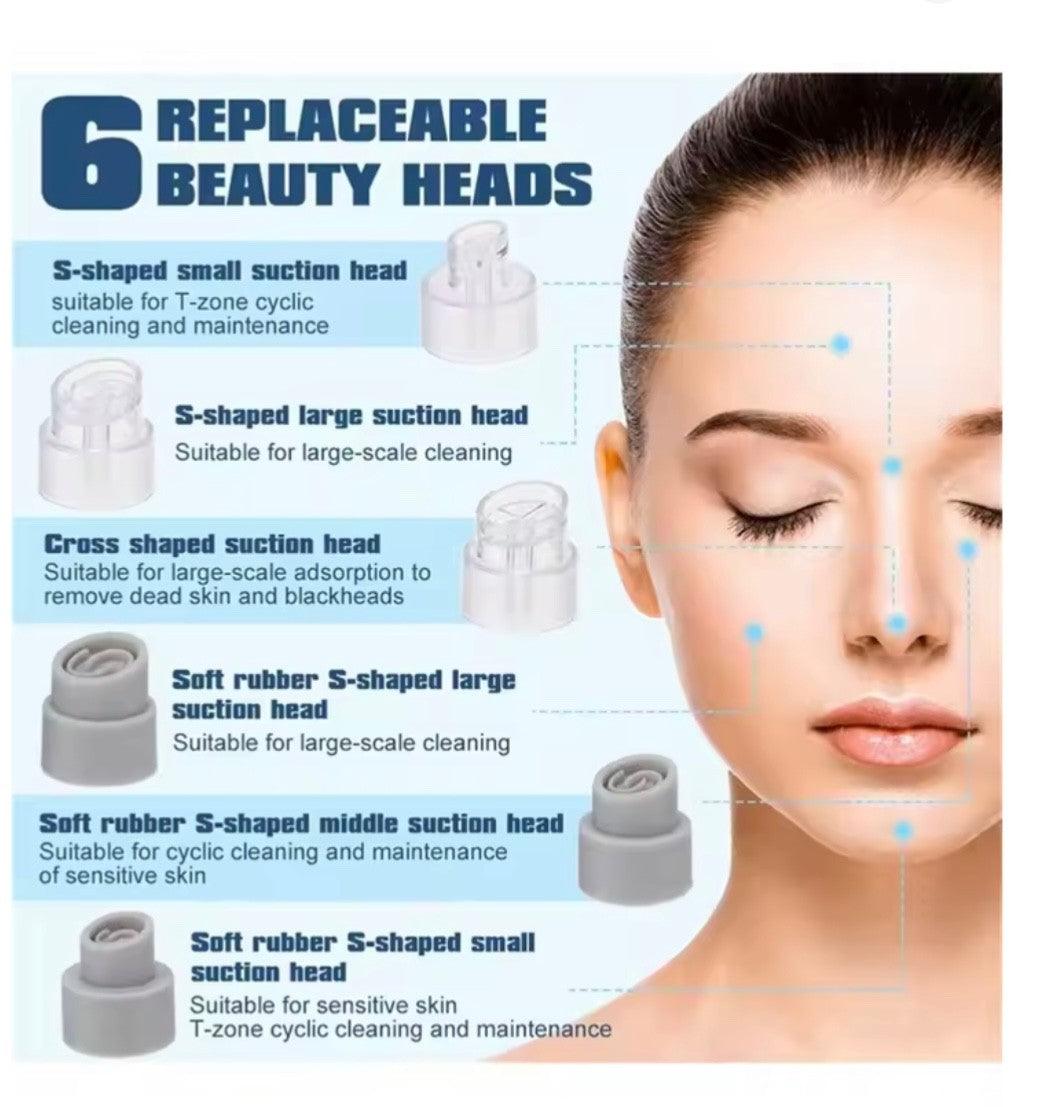 Professional Portable Facial Blackhead Remover Rechargeable Electric Painless