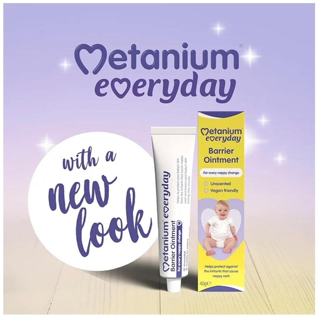 Metanium Everyday Barrier Ointment 40g | Fragrance-Free Nappy Cream-Rash Protect
