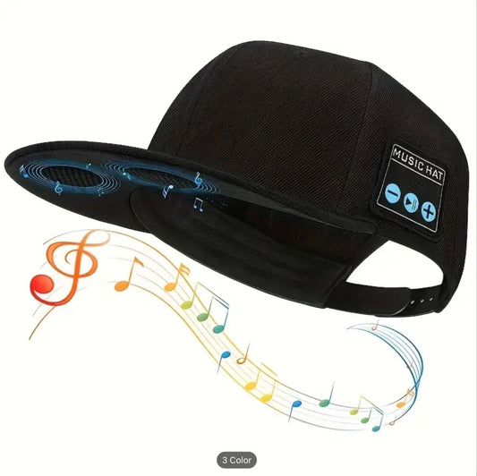 Smart Wireless Beanie Hat – Bluetooth Rechargeable Battery Sport Visor Soft Gift