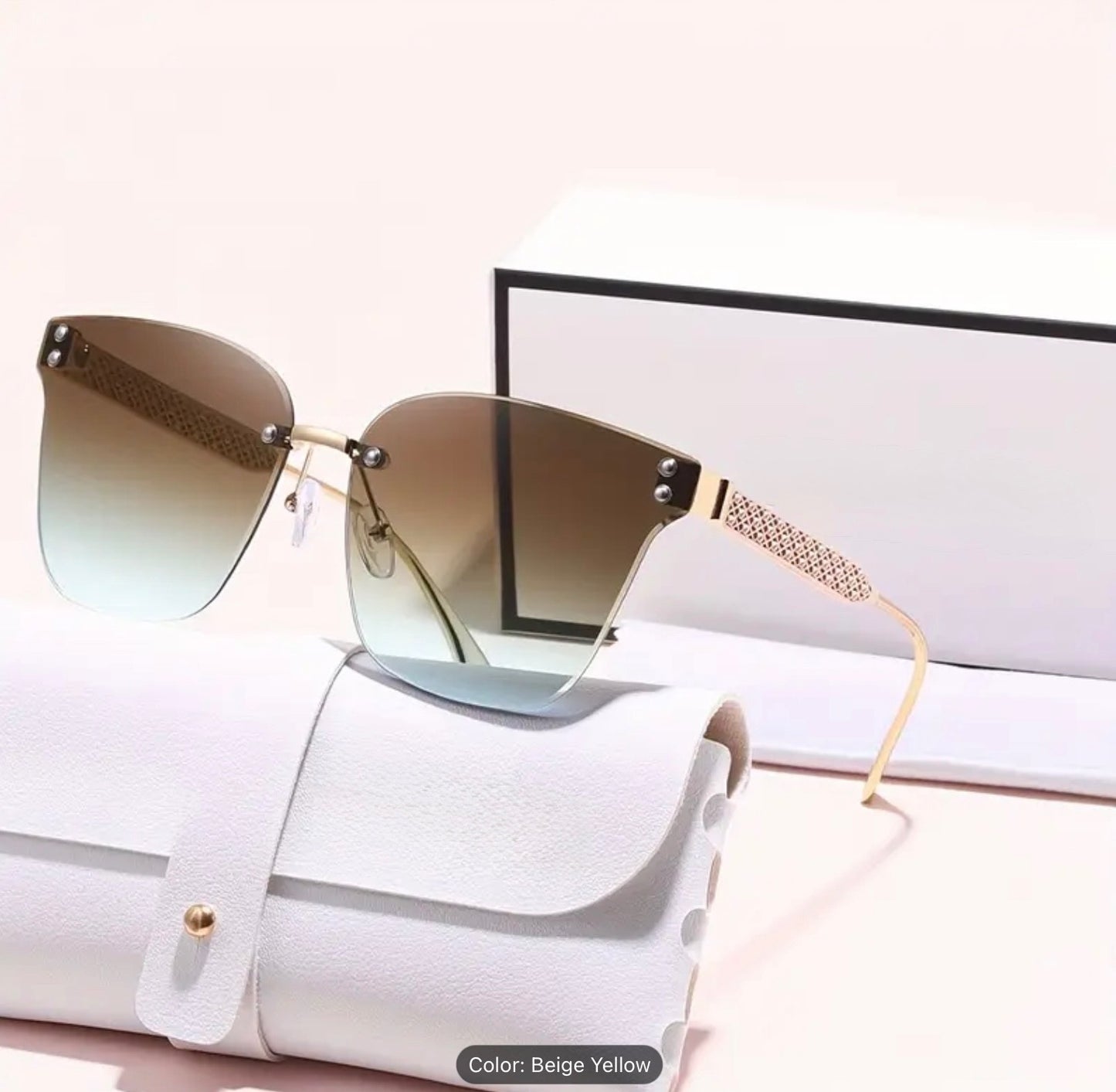 Women Sunglasses Fashion Cat Eye Retro Vintage Shades Stylish Metal Frame UV400