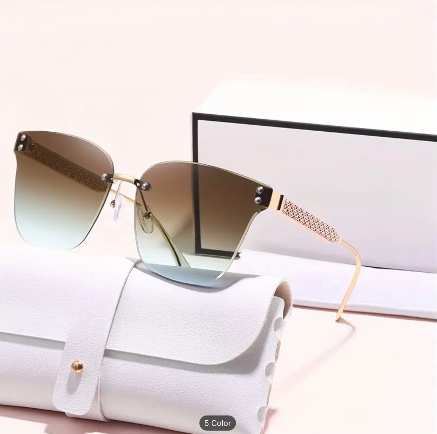 Women Sunglasses Fashion Cat Eye Retro Vintage Shades Stylish Metal Frame UV400