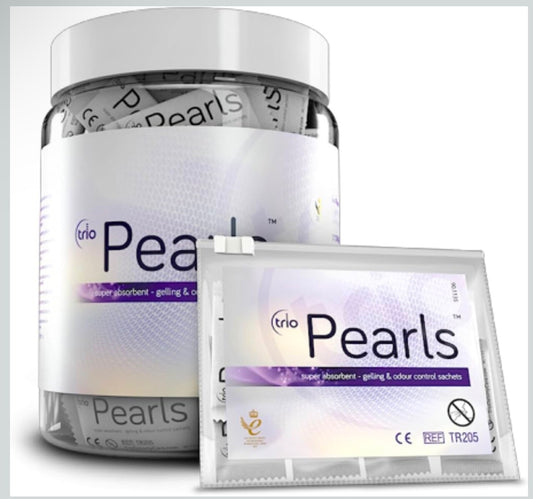 Trio Pearls Odour Reducing Gelling Sachets TR205 (Pack of 100)