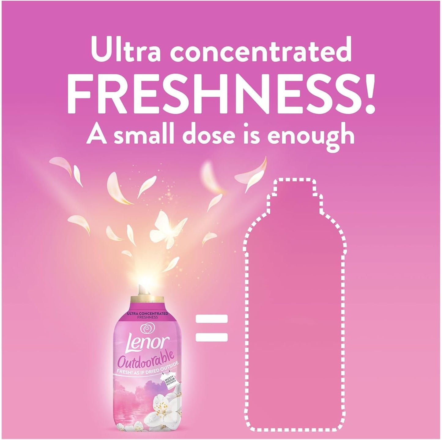 Lenor Outdoorable Fabric Conditioner 424 Washes (8X53), Dreamy Jasmine - Ultra Concentrated Freshness lenor