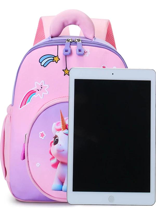 Cute Children'S Bapa Nursery Bag Boys and Girls Small Class Baby Double Oulder Bag Cartoon Sle Waterproof Nylon No brand