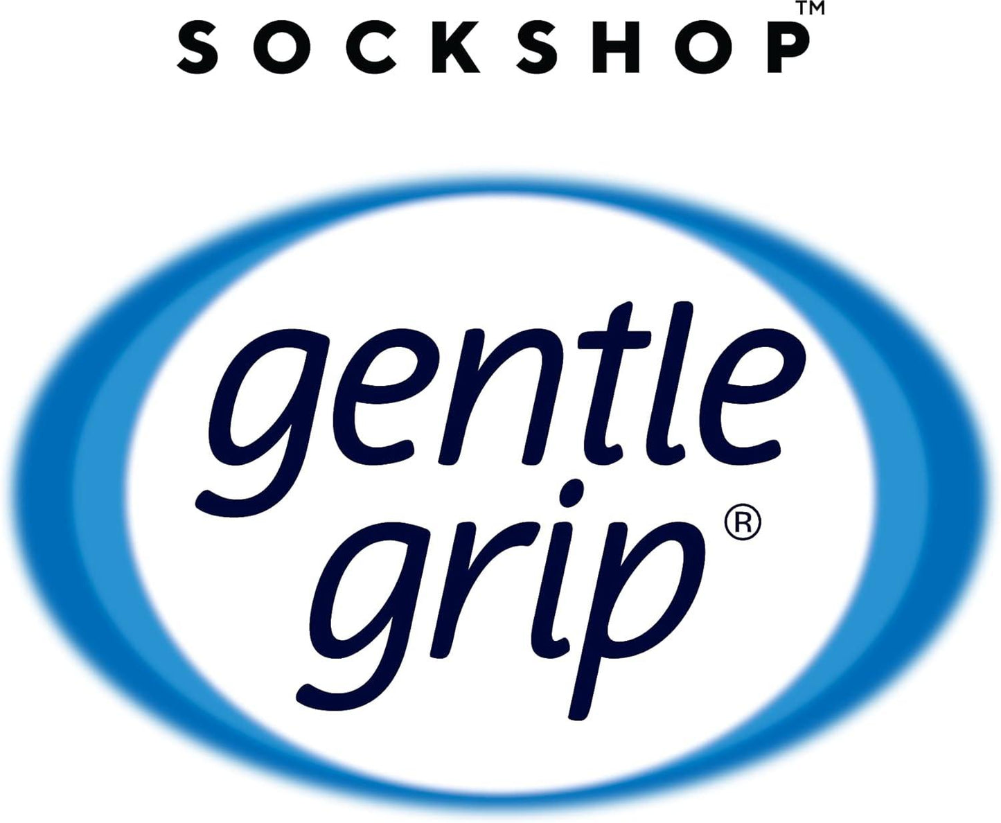 SOCKSHOP Gentle Grip Ladies Bamboo Socks Pack of 3 Denim 4-8 Sock Snob