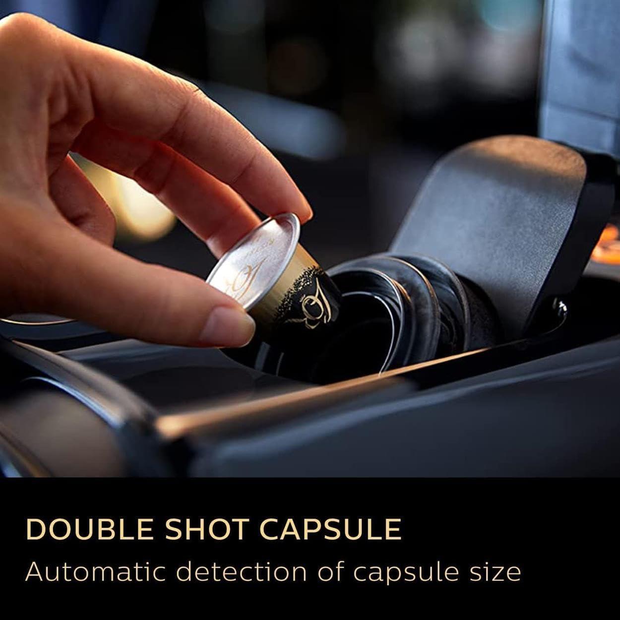 L'OR BARISTA Sublime Coffee Capsule Machine by Philips, for Double or Single Capsule, Red (LM9012/50)