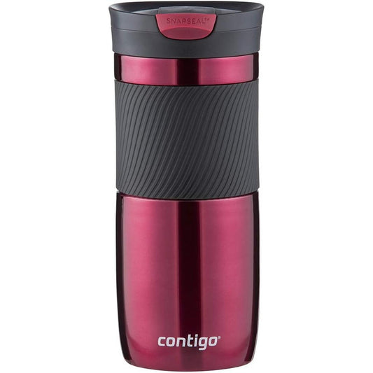 Contigo Byron Snapseal Travel Mug | Stainless Steel Thermal Mug | Vacuum Flask | Leakproof Tumbler | Coffee to Go Mug with BPA Free Easy-Clean Lid