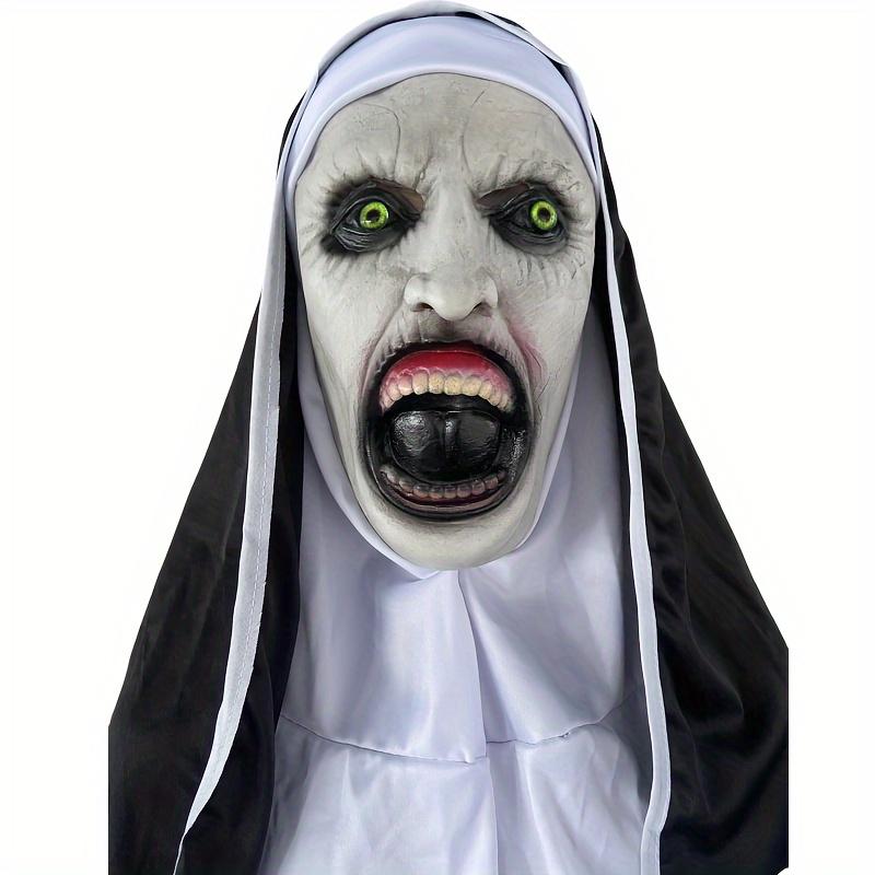 Halloween Scary Nun Costumes Stylish Natural Latex Mask for Fashionable Halloween Outfits from Guangdong China
