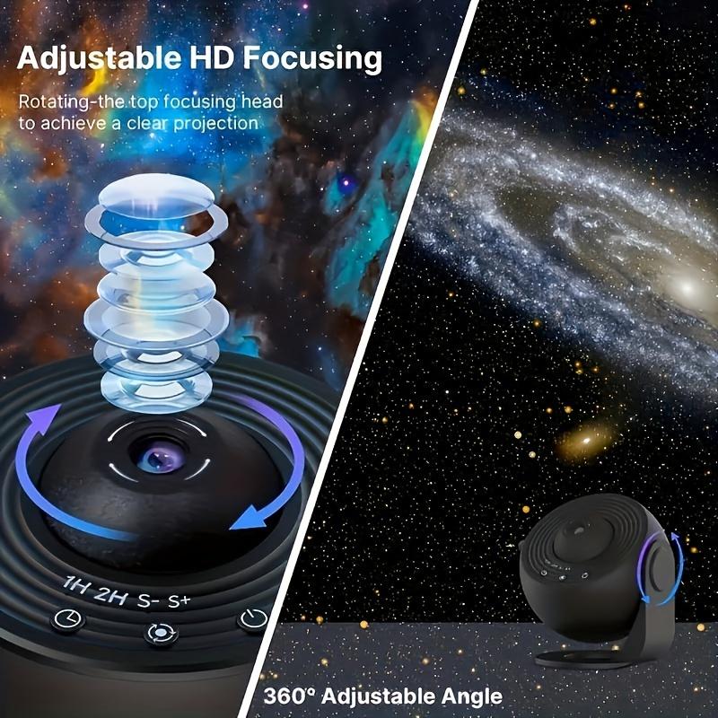 Galaxy Star Projector Light Galaxy Night Light Remote Bluetooth Led Music Lamp