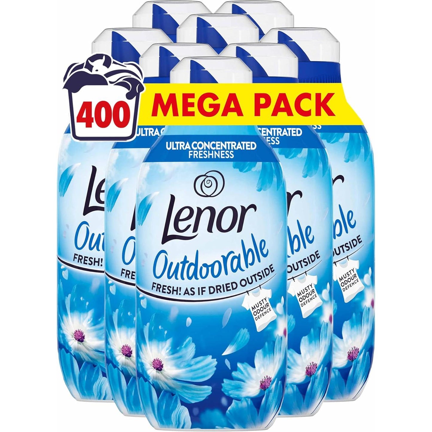 Lenor Outdoorable Fabric Conditioner 480 Washes (8X60), Spring Awakening - Ultra Concentrated Freshness lenor