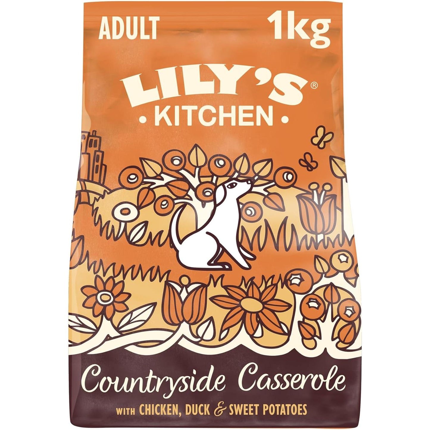 Lily'S Kitchen Made with Natural Ingredients Adult Dry Dog Food Chicken, Duck and & Sweet Potatoes, Grain-Free Recipe 12Kg Bag Lily's Kitchen