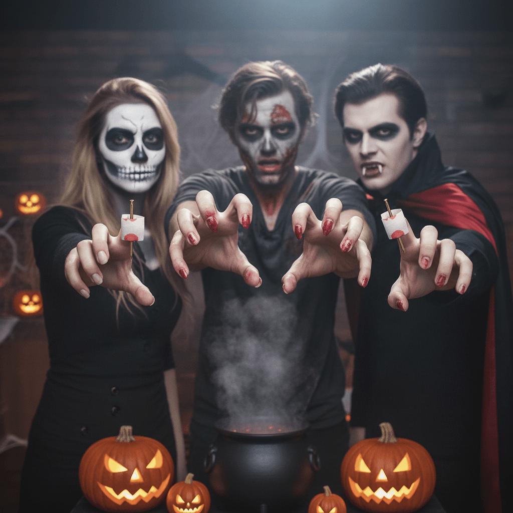 Halloween Magic Fake Nails Pranks Props | Novel Entertainment Jokes Props