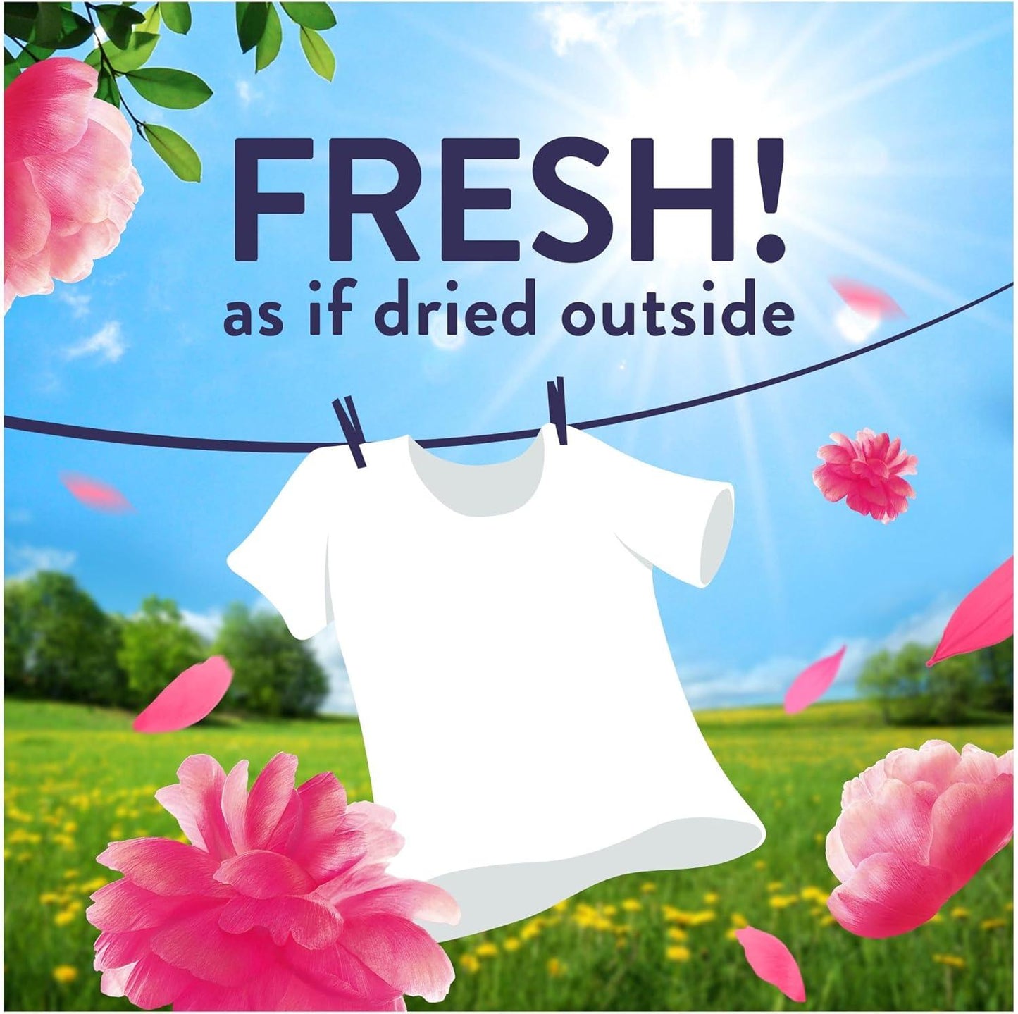Lenor Outdoorable Fabric Conditioner 480 Washes Floral Fresh Ultra Concentrated Freshness with Musty Odour Defence Mega Pack