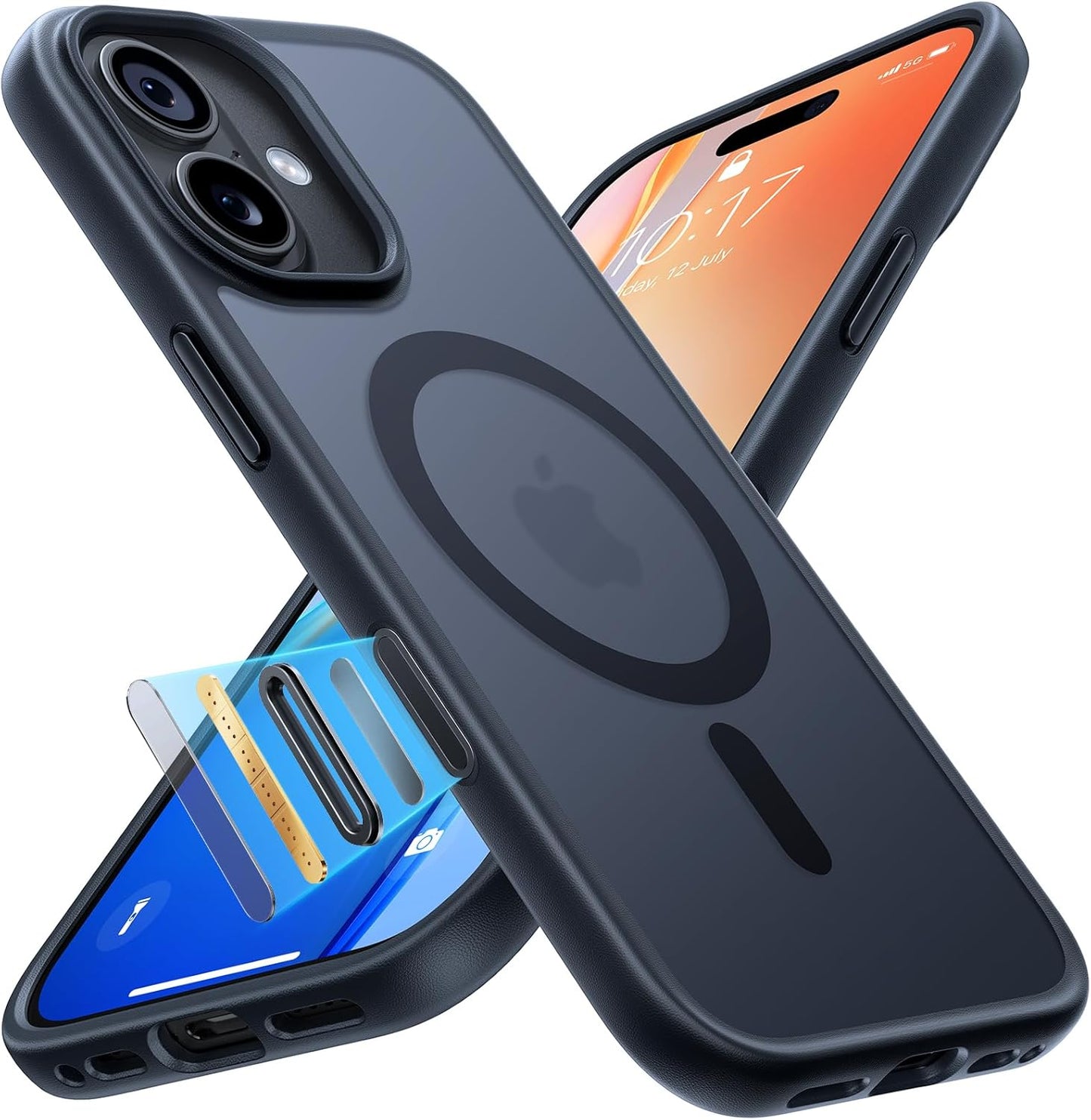 TORRAS iPhone 17 Pro Case with MagSafe, 12FT Military Grade Shockproof, Magnetic